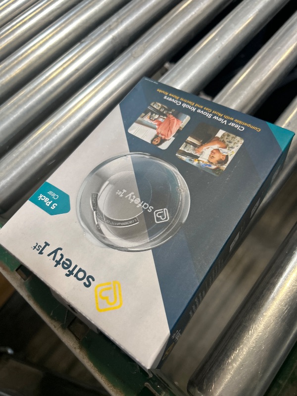 View 2 of Safety 1st Child Proof Stove Knob Covers, Clear View Stove Knob Safety Covers (Set of 5)