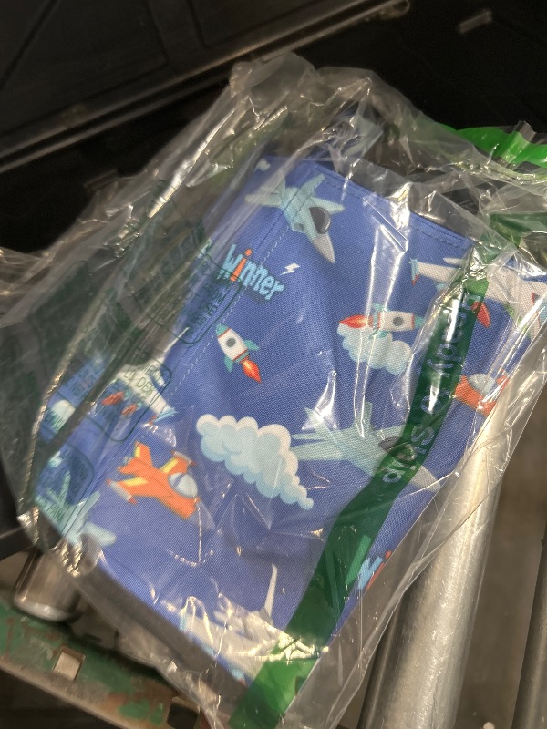 Photo 1 of COOLBEBE Airplane Tray Table Cover, Foldable Travel Tray Cover for Toddlers 1-3, Universal Fit for Airplane, Car Seat, High Chair, Machine Washable, Portable, Blue Plane