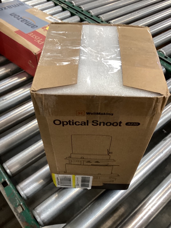Photo 1 of Wellmaking Bowens Mount Optical Snoot Conical, Flash Projector Attachment, Spotlight Snoot Photography Video Artist Modelling Shape Light Studio with Optical Lens Various Gobos Photography Accessories