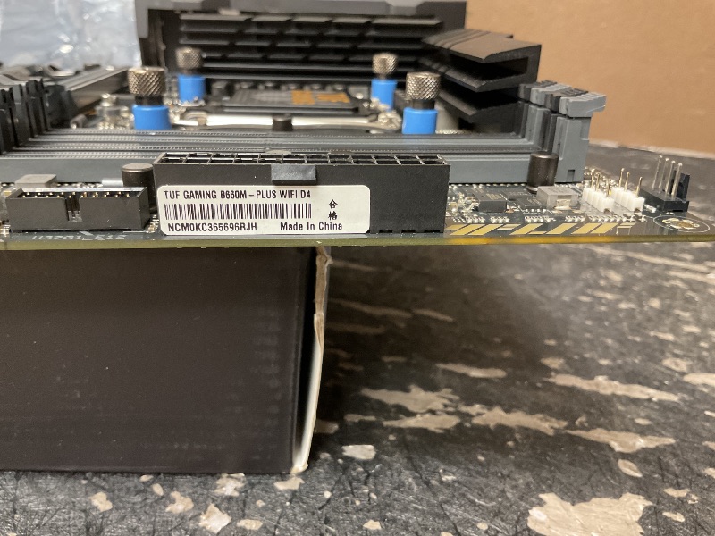 View 3 of ASUS TUF Gaming B850M-PLUS WiFi AMD AM5 B850 mATX Motherboard, 14+2+1 80A DrMOS Stages, DDR5, PCIe 5.0, 3X M.2, Wi-Fi 6E, 2.5Gb LAN, DP, HDMI™, USB 10Gbps & 20Gbps Type-C®, BIOS Flashback™, Aura Sync