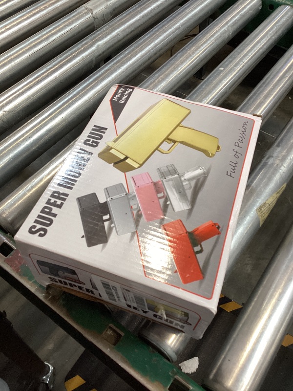 Photo 1 of Sopu Make it Rain Money Gun Paper Playing Spary Money Toy Gun, Prop Money Gun Cash Gun Toy Party Supplies (Metallic Gold)