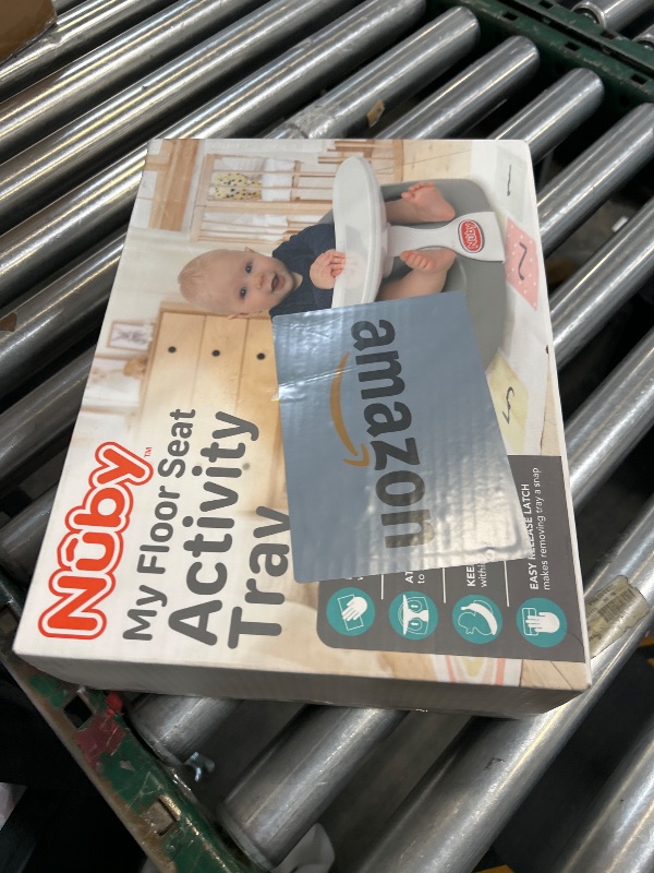 Photo 1 of Nuby My Floor Seat Activity Tray - with Easy Release Latch and Easy to Clean - 4+ Months - White