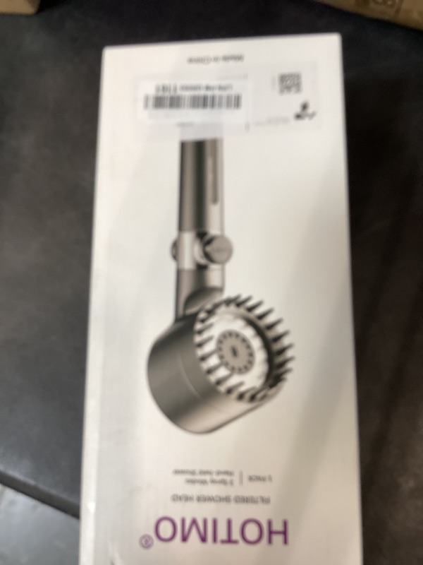 Photo 1 of HOTIMO Filtered Shower Head with Handheld - High Pressure 3 Spray Modes Showerhead with Filters, 12 Replaceable Water Softener Filters for Hard Water | Ion Shower Head with 75" Anti-Burst Hose