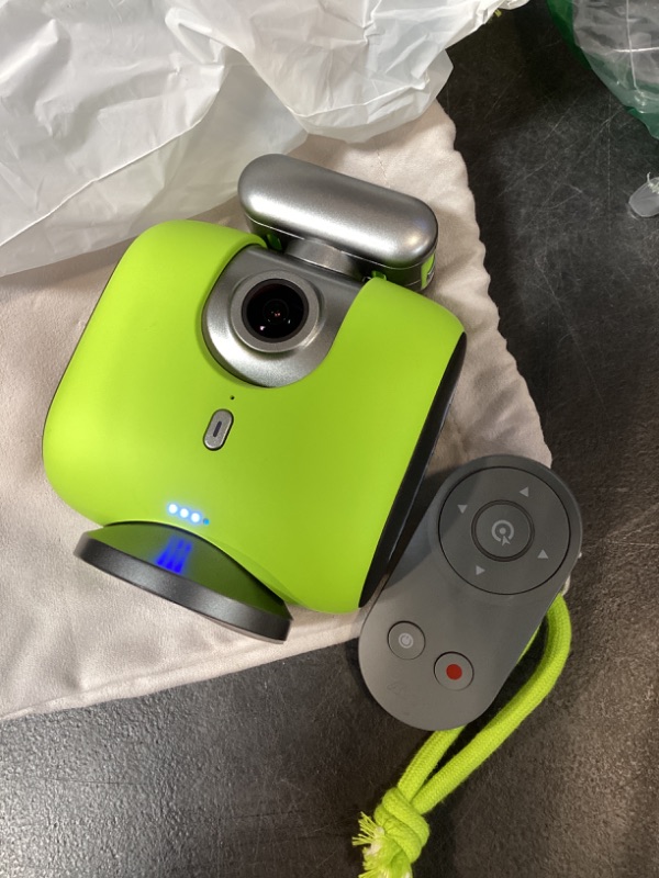 Photo 1 of XbotGo Chameleon AI Auto Sports Action Camera - 4K 60FPS Soccer Camera and Basketball Tracking Camera for Team Sports, Live Streaming, No Subscription, Works with iOS & Android (Lemon Green)