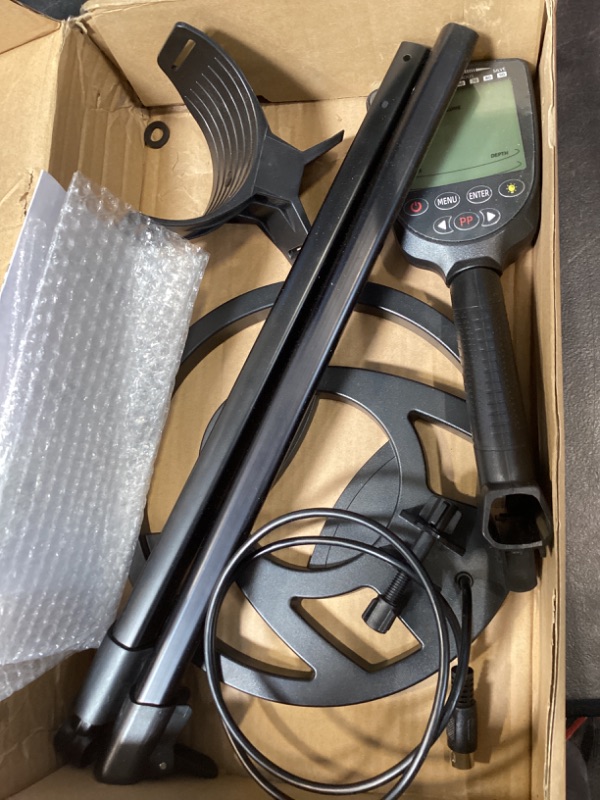 Photo 1 of Metal Detector for Adults & Kids,Higher Accuracy Gold Detector with Bigger LCD Display,Waterproof 10" IP68 Coil & 4 Modes,New Advanced DSP Chip,6-Metal Identification Suitable for Beach and Backyard