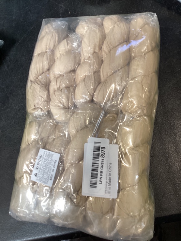 Photo 1 of 10 Pack Beige Cheesecloth Table Runner Gauze Rustic Sheer 35 x 70 inch Beige Cheese Cloth Table Runners for Wedding Party Bridal Shower Decor