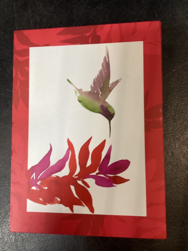 Photo 1 of Papyrus Watercolor Hummingbird All Occasion Cards with Envelopes & Signature Seals, Blank Inside for Personalized Message (12-Count)