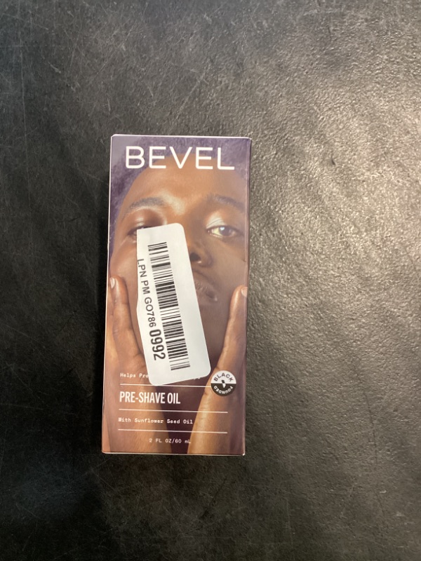 Photo 1 of Bevel Pre Shave Oil for Men with Castor Oil, Olive Oil and Tea Tree Oil, Helps Soften Hair and Protect Skin from Irritation and Razor Burn, 2 Fl Oz