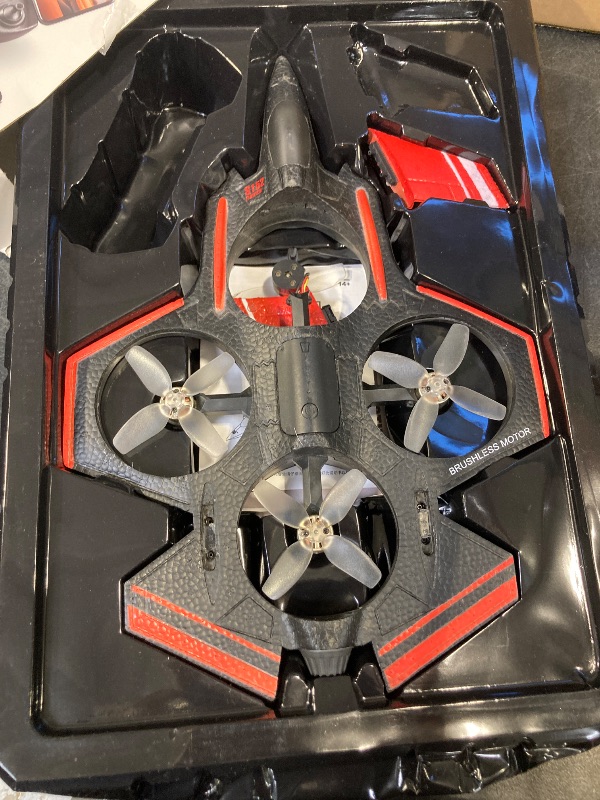 Photo 1 of BEZGAR Brushless RC Plane with Camera | 2.4GHZ Remote Control Airplane, 6-axis Gyro Stunt Plane for Kids, RC Helicopter, 360°Flip Jet Fighter for Beginners with LED Navigation Lights