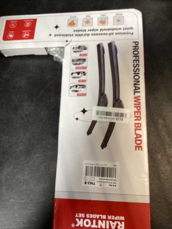 Photo 1 of RAINTOK Windshield Wiper Blades Replacement for 2013 2014 2015 2016 Mazda CX5 CX-5 2007-2012 Hyundai Santa Fe Original Factory Quality Front Rear Wipers Blade Set for My Car - 24" 18" 14" (Pack of 3)