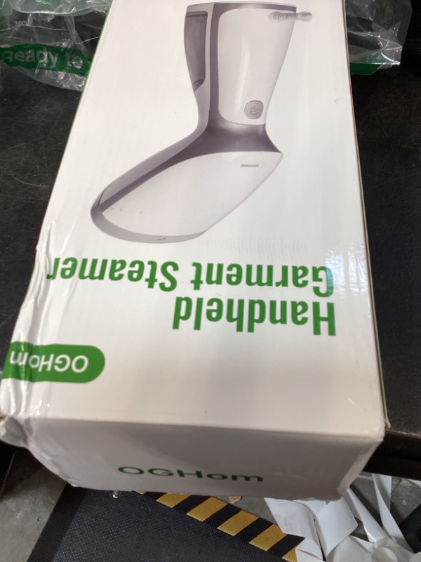 Photo 1 of OGHom Portable Travel Handheld Steamer for Clothes, Garment Wrinkle Remover, 1000W Strong Penetrating Fabric Steamer, for Home, Office, Travel (ONLY FOR 120V) -White