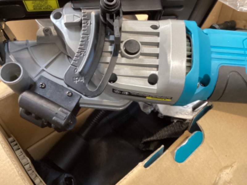 Photo 1 of Seesii Mini Circular Saw with Laser Guide,4.8A 4000 RPM Compact Corded Circular Saw with Rip Guide,3 Blades (4-1/2") for Wood,Soft Metal,Tile,Plastic Cutting,Max Cut Depth 1-11/16"(90°),1-1/8" (45°)