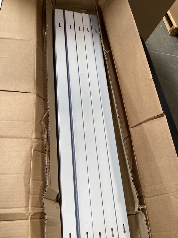 Photo 1 of 65.6FT H Track Lighting Rail Kit, White H Type Track Lighting Rails with Floating Canopy Connector, I&L&T Connector, End Caps and Live End Feed for 120V H Style 3-Wire Heads