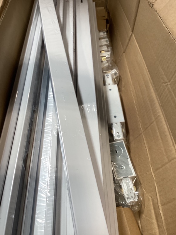 Photo 1 of 65.6FT H Track Lighting Rail Kit, White H Type Track Lighting Rails with Floating Canopy Connector, I&L&T Connector, End Caps and Live End Feed for 120V H Style 3-Wire Heads