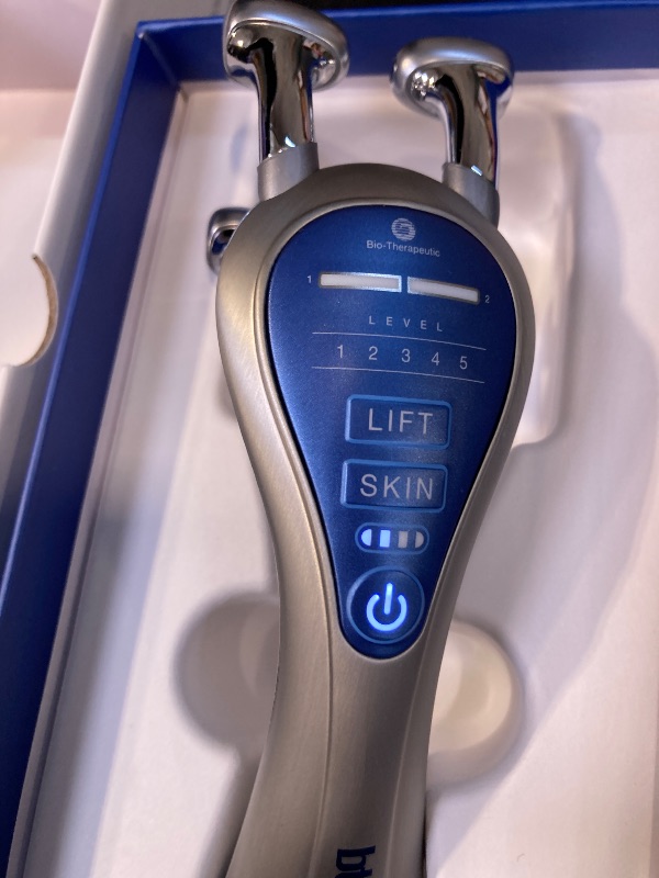 Photo 1 of bt-Sculpt GEN2, Microcurrent Facial Lifting, Sculpting, and Firming with Proprietary Kinesthetic Lifting for Home use (Brushed Alloy)