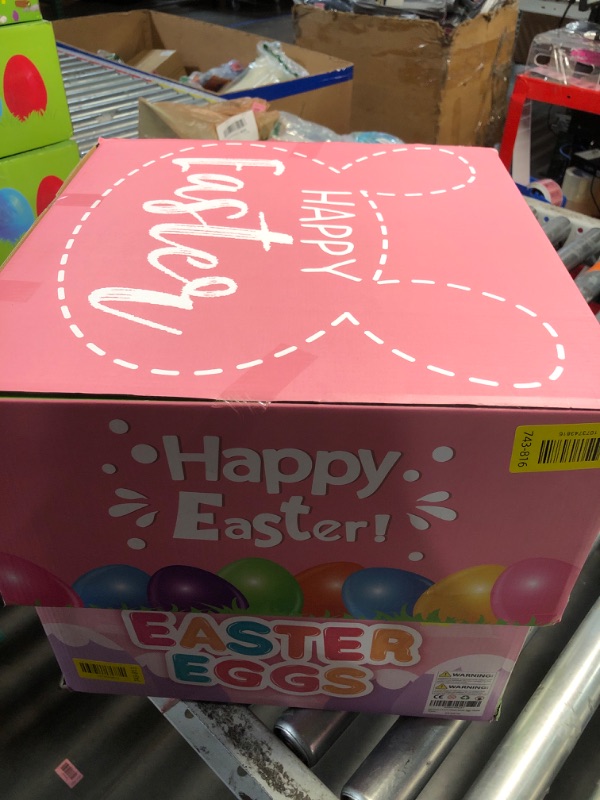 Photo 1 of [12 Surprise Golden Eggs] 500 Pack 2.3 Inch Plastic Easter Eggs, Empty Easter Eggs Fillable, Bright Colors Plastic Eggs Bulks for Easter Hunt, Easter Party Favor, Basket Stuffers Fillers