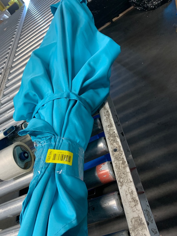 Photo 1 of ***DAMAGED - SEE NOTES/PICTURES*** Blukids Outdoor Patio Umbrella Replacement 6.5ft/7.5ft/8.2ft/8.8ft/9.8ft Table Market Yard Umbrella Replacement Top Cover for 8 Ribs/6 Ribs Umbrella UV Protective Fabric?Blue?