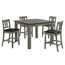 Photo 1 of ***FACTORY SEALED******TRUCK/TRAILER PICKUP ONLY*** Picket House Furnishings Grayson Grey Oak Rustic Dining Room Set with Square Table ( Seats 4 )

