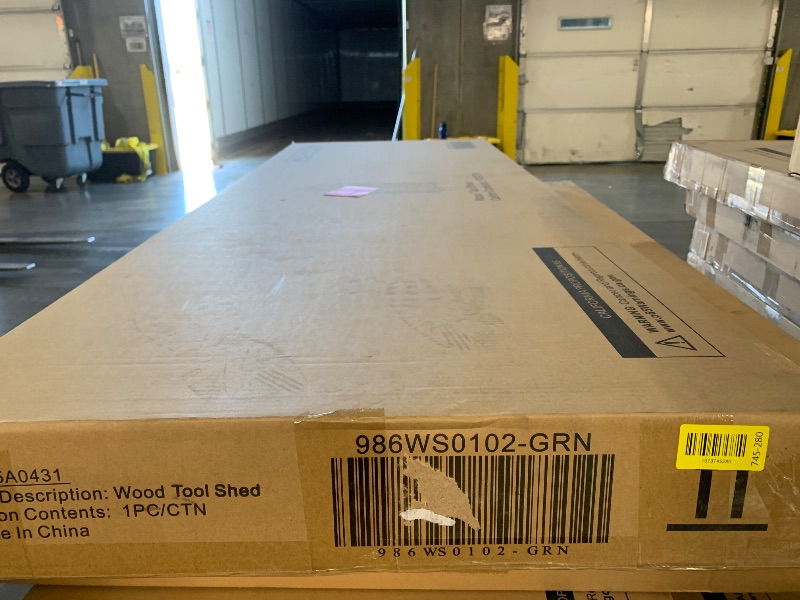 Photo 1 of ***FACTORY SEALED*** Hanover 21.3-in x 30.3-in Green Outdoor Storage
