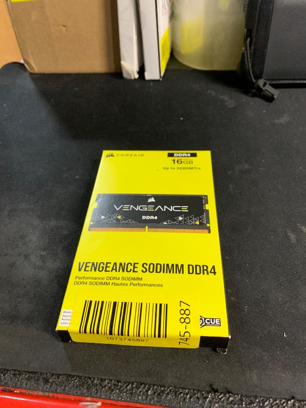 View 3 of ***Factory Sealed***
CORSAIR Vengeance SODIMM DDR4 RAM 16GB (1x16GB) 3200MHz CL22-22-22-53 1.2V Intel AMD Laptop Notebook Memory - Black (CMSX16GX4M1A3200C22)