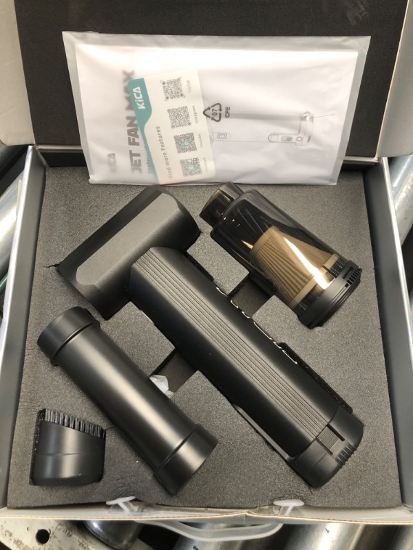 Photo 1 of ***DAMAGED - SEE NOTES/PICTURES*** KiCA Car Dryer Air Blower - Maximum Power 785W & 205MPH Wind Speed, 54W Fast Charging, 6 x 4000mAh Batteries, Powerful Turbo Dryer for Car Drying, Lawn Care & Patio Cleaning - Jet Fan MAX