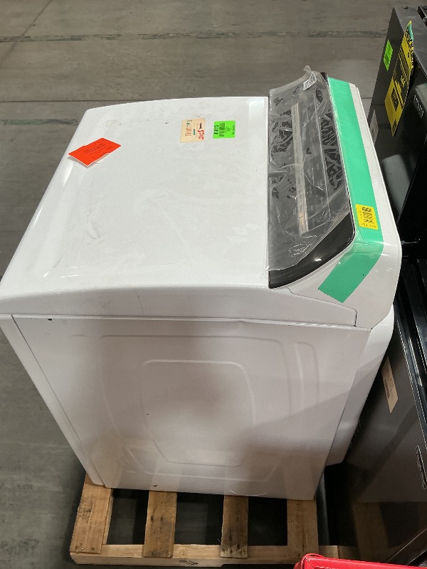 Photo 1 of ****SOLD FOR PARTS***TRUCK/TRAILER PICKUP ONLY - UNABLE TO TEST**Whirlpool Smart Capable 7.4-cu ft Vented Electric Dryer with Steam Cycle ( White )