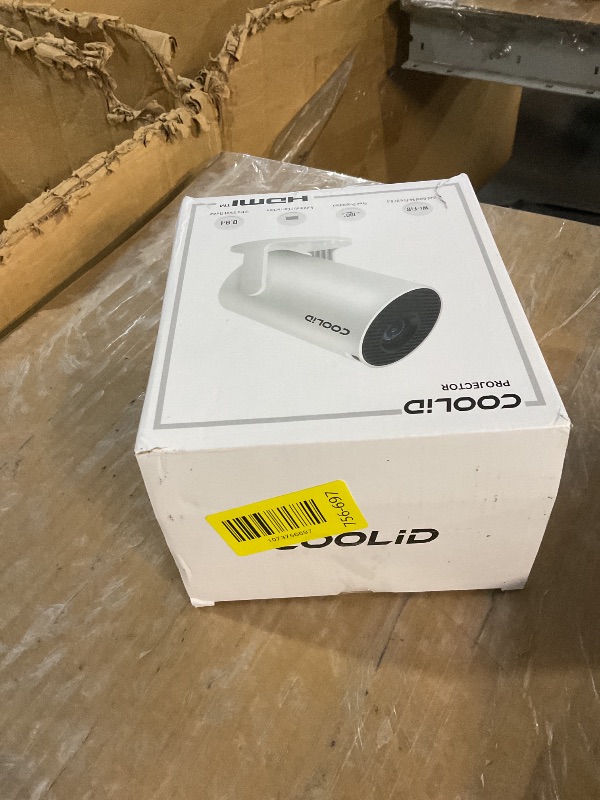 Photo 1 of [Built-in Apps & 2026 Upgraded] Mini Projector Support 4K 1080P Auto Keystone 180° Rotatable with WiFi 6 and Bluetooth 5.4, Projector Portable Compatibile with HDMI/TV Stick/Memory Stick/Laptop-White