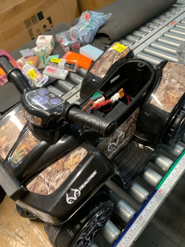 Photo 1 of ***STOCK PHOTO FOR REFERENCE ONLY/SEAT IS MISSING FROM BIKE***
Costzon Kids ATV, 6V Battery Powered Electric Vehicle Four Wheeler Quad w/Storage Basket, Headlight, Horn, Music, MP3 & USB, Toddler 4 Wheeler Ride on Car Toy for Boys Girls 18-36 Months (Bla