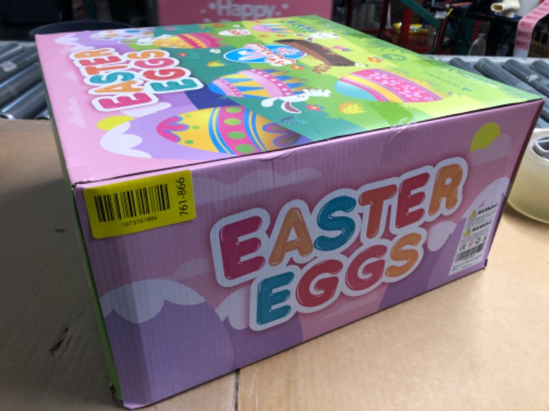 Photo 1 of [12 Surprise Golden Eggs] 500 Pack 2.3 Inch Plastic Easter Eggs, Empty Easter Eggs Fillable, Bright Colors Plastic Eggs Bulks for Easter Hunt, Easter Party Favor, Basket Stuffers Fillers