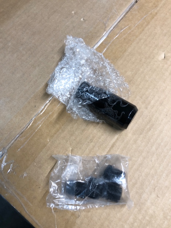 Photo 1 of ?Black? Koi Pond Type-R Style 6 Speed Manual Universal Gear Shift Knobs 4 Black Metal Adapters Included Fit Compatible with Mazda Tacoma STi Nismo 2004 Honda Accord Subaru