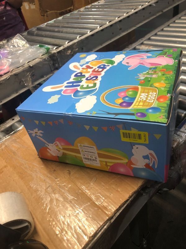 Photo 1 of ***FACTORY SEALED***500 Pack Colorful Fillable Easter Eggs with 6 Surprise Golden Eggs, 2.4 Inch Plastic Easter Egg Empty for Easter Hunt Party Favors Easter Basket Stuffers Fillers Classroom Prizes for Kids Boys Girls