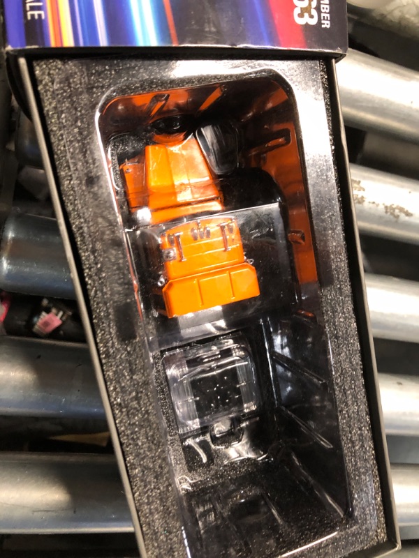 Photo 1 of *MISSING PARTS*Diecast Masters Western Star 4900 SB Sleeper Tandem Tractor- Metallic-Orange cab with Black Stripes 1/50