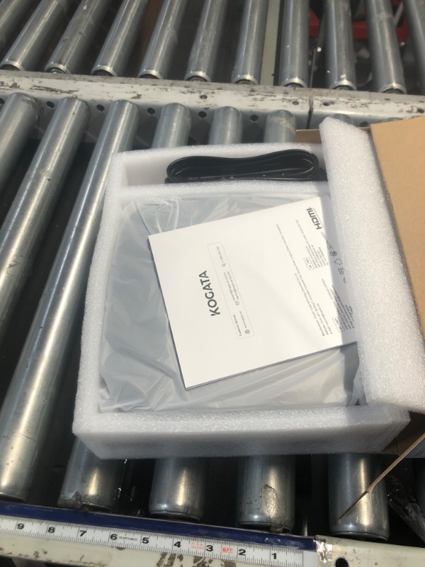 Photo 1 of [Short Throw/Built in Apps] Projector 4K with WiFi and Bluetooth, 2000ANSI TOF Auto Focus Keystone Smart Projector for Dolby Audio Home Theater Movie, Kogata Outdoor Projector Portable Ceiling Gray