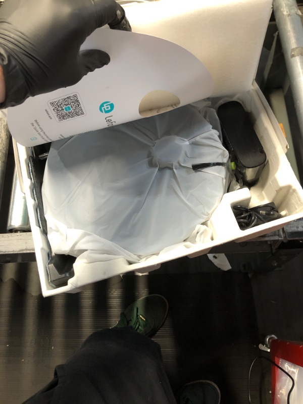 Photo 1 of ***MISSING PARTS***
Lefant LiDAR Robot Vacuum and Mop, Smart Mapping and Obstacle Avoidance, Tangle-Free Pet Hair, 2.4G/5G WiFi App Control, Slim Design for Wider Coverage, Carpet Detection, M330 Pro