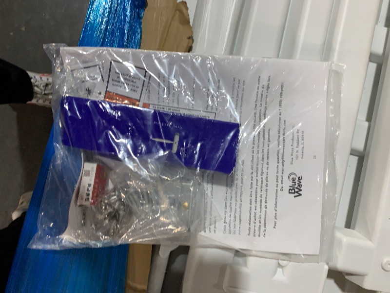 Photo 1 of ***FACTORY SEALED/opened for inspection**

*Blue Wave Easy Pool Entry System w/Gate for 48 to 54-in Deep Above Ground Pools – No Deck Required – Wide Anti-Slip Pool Steps, Lockable Gate, Dual Handrails, Anti-Entrapment Barrier – 350-lbs Cap.