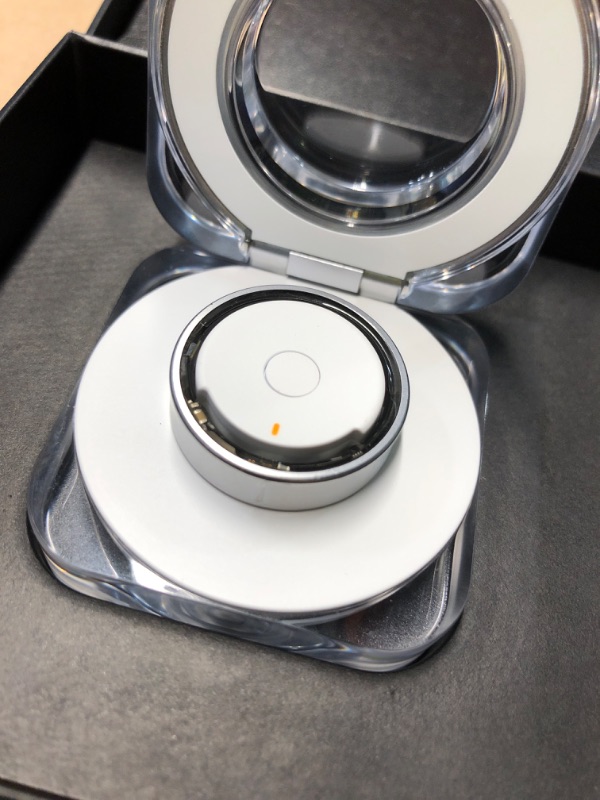 Photo 1 of **SCRATCHED**SAMSUNG Galaxy Ring, AI Smart Ring, Size First w/Sizing Kit, No App Subscription, Fitness Monitor, Sleep Tracker, Up to 7-Day Battery, Size 12, Titanium Silver [US Version, 1Yr Manufacturer Warranty]