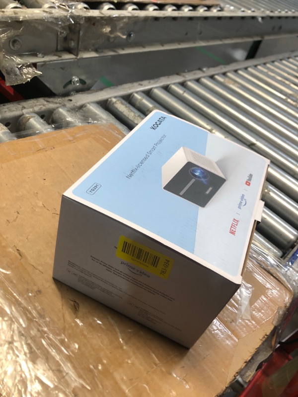 Photo 1 of [850ANSI/Built in Apps] Portable Mini Projector with WiFi and Bluetooth, Kogata Outdoor Movie Proyector, Electric Focus/4P Keystone/HDR10, 1080P HD Projector for Bedroom Home Theater