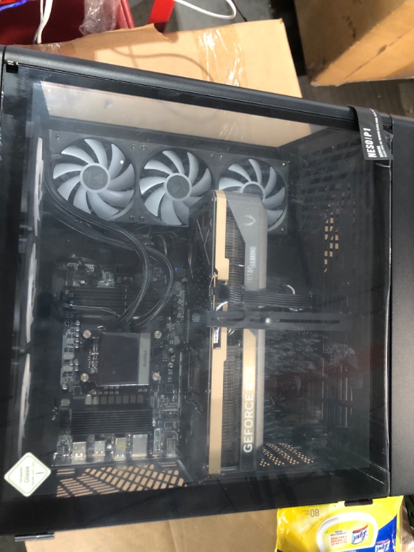 Photo 1 of ****MISSING RAM AND SSD, POWERS ON***
ZOTAC MEK Gaming PC Desktop, NVIDIA GeForce RTX 5090 32GB GDDR7, AMD Ryzen 7 9700X Up to 5.5GHz, 32GB DDR5, 2TB NVMe SSD, 1200W 80+ Gold PSU, WiFi 7, Windows 11 Pro