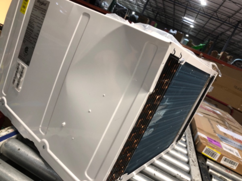 Photo 1 of ***DAMAGED - SEE NOTES/PICTURES***Whirlpool 14,000 BTU 230V Through-the-Wall Air Conditioner with Supplemental Heat, Dehumidifier and Remote, Wall AC Unit for Apartment, Living Room and Large Rooms up to 700 Square Feet in White