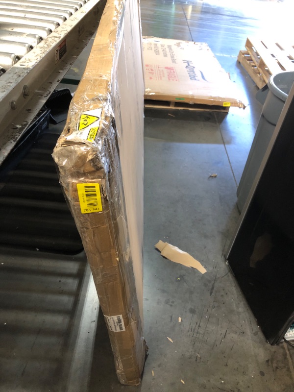 Photo 1 of ***DAMAGED - SEE NOTES/PICTURES***TRUCK/TRAILER PICKUP ONLY***JUBEST 36''x84'' Sliding Barn Door, 1 Panel with 2 Steps White Primed Sliding Closet Door with Satin Nickel 6FT Hardware Kit, Hollow Core Interior Door, Pre-Assembled Panels, Durable & Sturdy