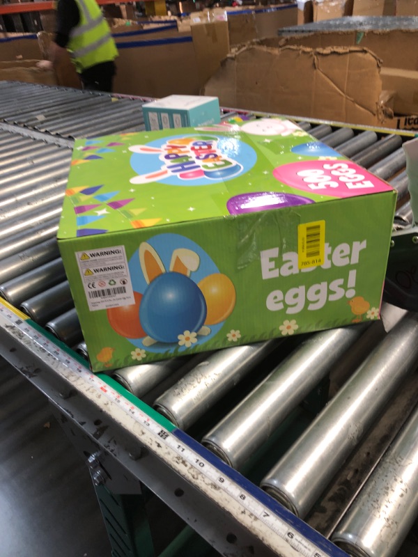 Photo 1 of ***FACTORY SEALED - OPENED FOR INSPECTION***Huyamap 500 Pack 2.4" Fillable Easter Eggs with 6 Golden Eggs, Colorful Plastic Empty Eggs for Easter Egg Hunt, Party Favors, Basket Stuffers, Classroom Prizes for Kids Boys Girls