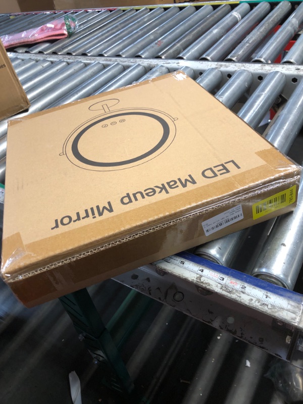 Photo 1 of ***FACTORY SEALED***Kcavvi Makeup Mirror with Lights, Lighted Makeup Mirror with Magnification, 1x/10x, Large Round Vanity Mirror with Stand, 3 Color Modes, Brightness Adjustable, Smart Touch Control, 13 Inches Diameter