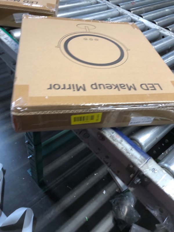 Photo 1 of ***FACTORY SEALED***Kcavvi Makeup Mirror with Lights, Lighted Makeup Mirror with Magnification, 1x/10x, Large Round Vanity Mirror with Stand, 3 Color Modes, Brightness Adjustable, Smart Touch Control, 13 Inches Diameter