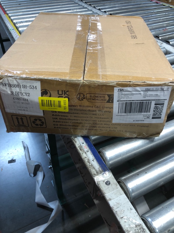 Photo 1 of ***FACTORY SEALED - OPENED FOR INSPECTION***ROBUD Wooden Baby Push Walker, Marine Theme Learning Walking Toys, Adjustable Height Baby Walker with Decelerator, Montessori Toys for Baby Age 10 Months+, WRP23