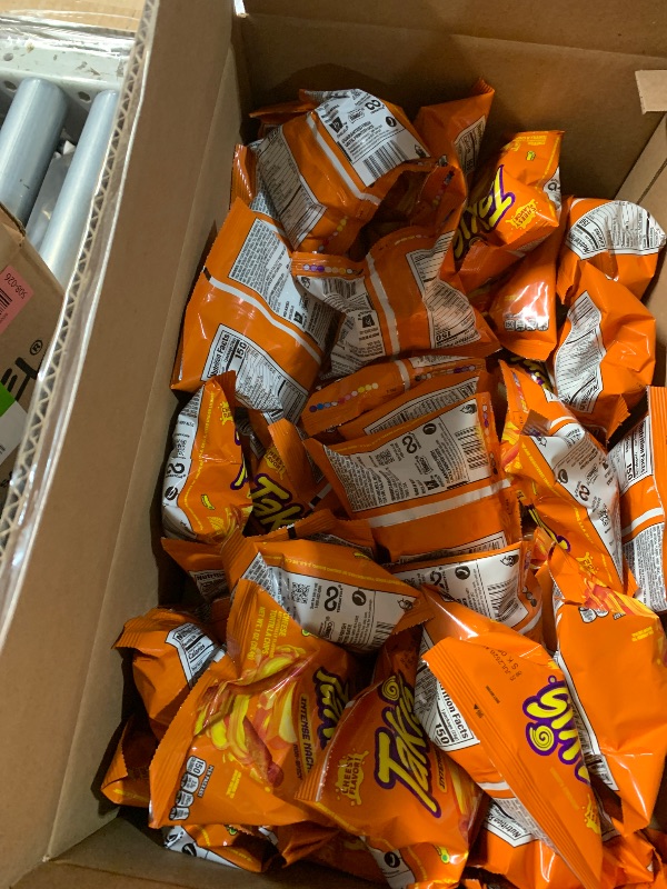 Photo 1 of ***EXPIRATION: July 25, 2026***Takis Intense Nacho 40 pc / 1 oz Multipack - Cheddar Cheese Flavored Non-Spicy Rolled Tortilla Chips - Individual Bags, Perfect for Tailgates, Parties, Lunchboxes or Lunches