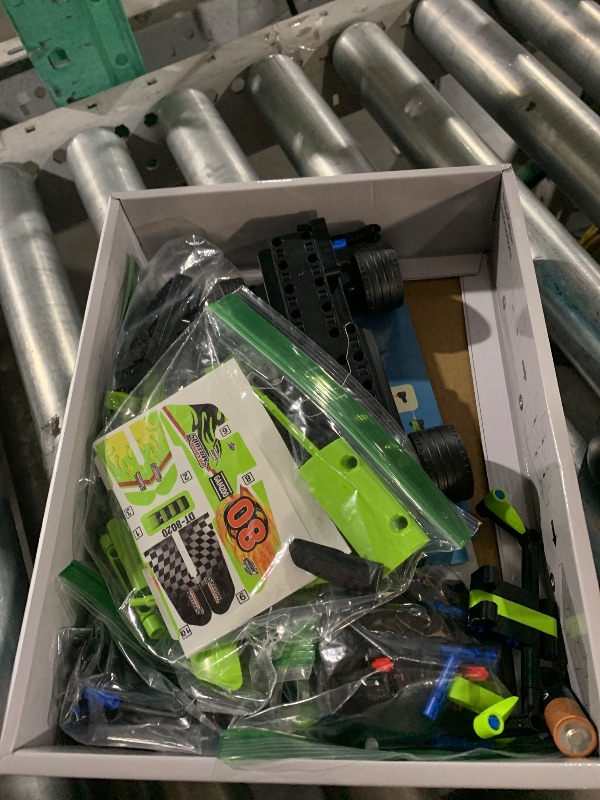 Photo 1 of ***MISSING PARTS***
GAMZOO STEM Building Toys for Kids with 2-in-1 Remote Control Racer Snap Together Engineering Kits Early Learning Racecar Building Blocks - Best Gift for 6 7 8 9?Year Old Boys and Girls