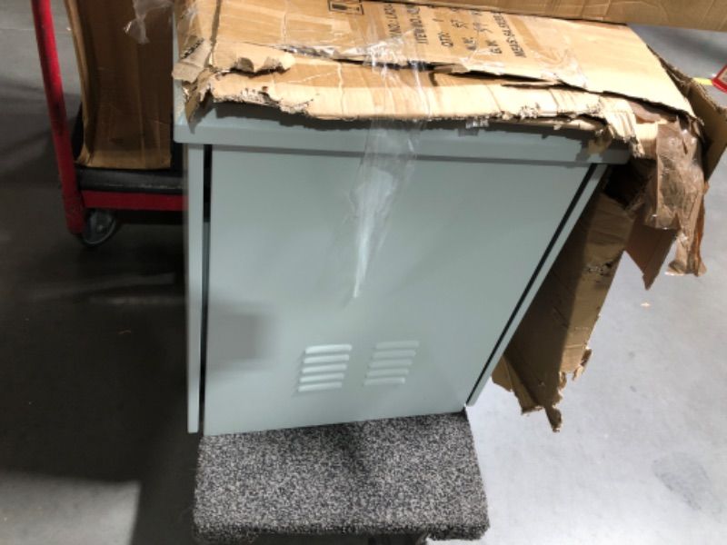 Photo 1 of ***MISSING PARTS***
12u outdoor cabinet 22" depth