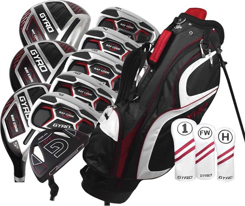 Photo 1 of **MISSING ONE DRIVE CLUB AND THE SOCKS**Ray Cook Gyro Complete Golf Set W/Bag