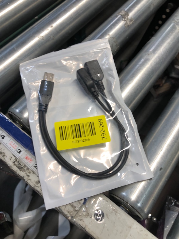 Photo 1 of ?2026 Upgraded? USB 2.0 A Male to 2 Dual USB Female Jack Y Splitter Hub Power Cord Extension Adapter Cable (Not Supporting CarPlay and Android Auto)