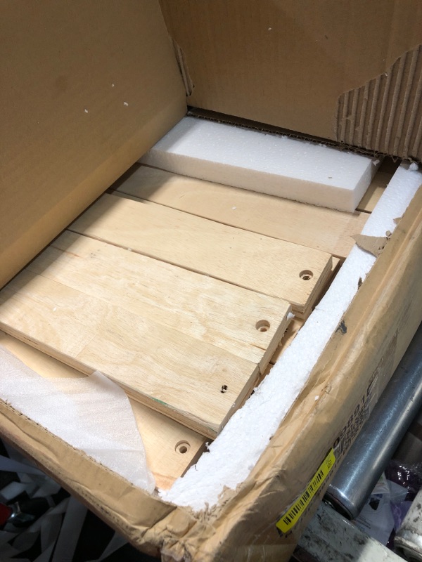 Photo 1 of ***PARTIAL SET - PRICE ADJUSTED*** Modern Classic Twin Size L-Shaped Platform Bed Frame with Storage, Sturdy Construction Easy to Assemble Noise-Free Design for Bedroom Dorm House, No Box Spring Needed,Beige-MDF-Twin